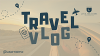 Simple Fun Travel Vlog Animation Preview