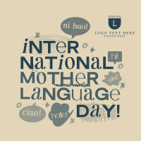 Doodle International Mother Language Day Instagram post Image Preview