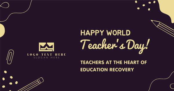 Happy Teacher's Day Facebook Ad Design Image Preview