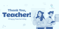 Thank You Teacher Twitter Post Image Preview