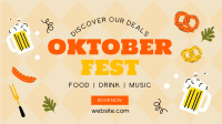 Beers, Pretzels and More Facebook Event Cover Design