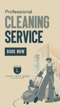 House Cleaner Facebook Story Design