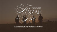 Anzac Day Remembrance Animation Image Preview