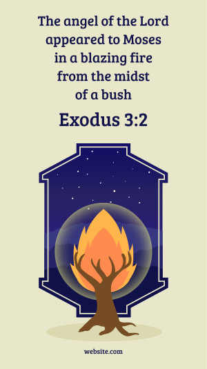 Burning Bush Facebook story Image Preview