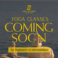 Yoga Classes Coming Instagram post Image Preview