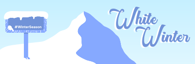 White Winter Twitter header (cover) Image Preview