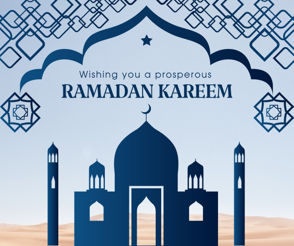 Ramadan Mosque Facebook Post Design Image Preview