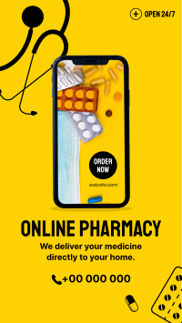 Online Medicine Facebook Story Design