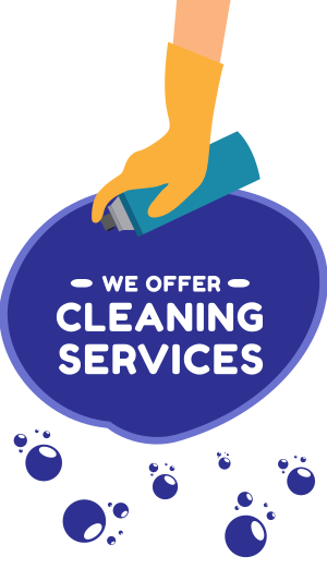 We Offer Cleaning Services Instagram story Image Preview