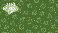 St. Patrick's Clovers Zoom background Image Preview
