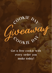 Cookie Giveaway Treats Flyer Design