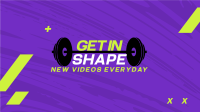 Power Gym Membership YouTube Banner Design
