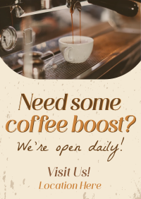 Coffee Customer Engagement Poster Design