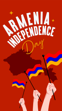 Celebrate Armenia Independence Facebook story Image Preview