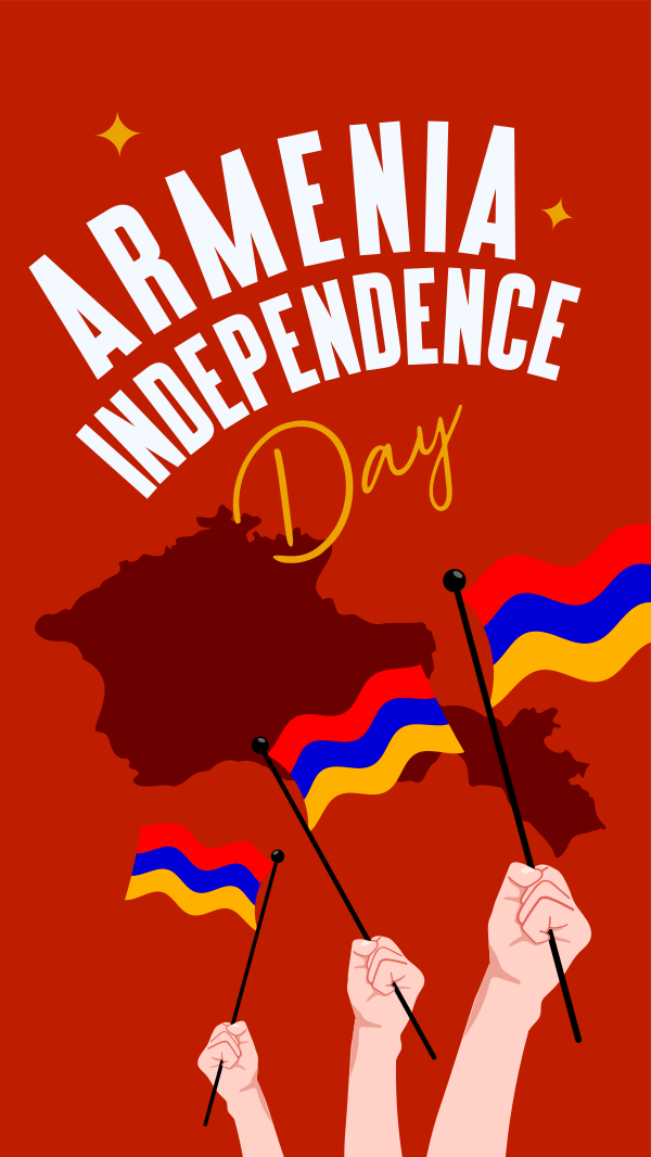 Celebrate Armenia Independence Facebook Story Design Image Preview