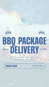 Barbecue Package Delivery Facebook Story Preview