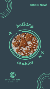 Christmas Cookie Day Facebook Story Design