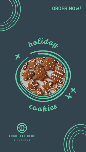 Christmas Cookie Day Facebook story Image Preview