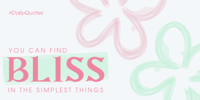 Floral Bliss Twitter Post Image Preview