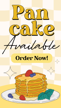 Pancake Available TikTok Video Design