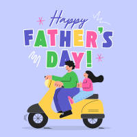 Quirky Father's Day Instagram Post Design