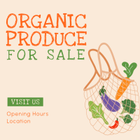 Organic Produce Instagram post Image Preview