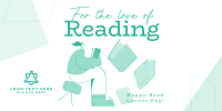 Book Reader Day Twitter Post Design