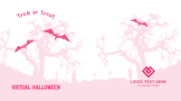 Spooky Halloween Zoom Background Design