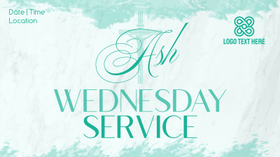 Ash Wednesday Simple Reminder Facebook event cover Image Preview