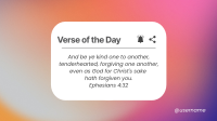 Verse of the Day Facebook Event Cover Design