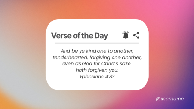 Verse of the Day Facebook event cover Image Preview