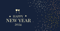 Gold New Year 2022 Facebook Ad Design