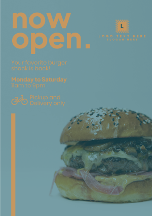 Favorite Burger Shack Flyer Image Preview