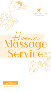 Home Massage Service Instagram Reel Image Preview