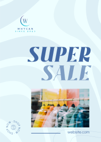 Super Shopping Sale Poster Design