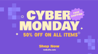 Cyber Monday Offers Facebook Event Cover Design
