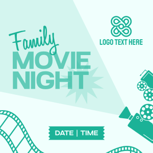 Family Movie Night Instagram post Image Preview
