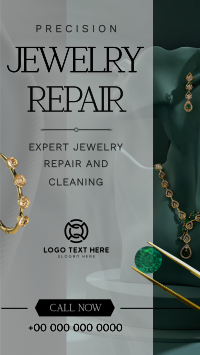 Minimalist Jewelry Repair Instagram Reel Design