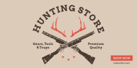 Hunting Gears Twitter Post Design