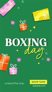 Playful Boxing Day TikTok video Image Preview