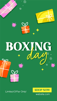 Playful Boxing Day TikTok Video Image Preview