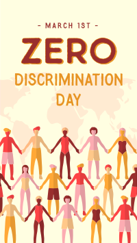 Zero Discrimination Celebration Facebook Story Design