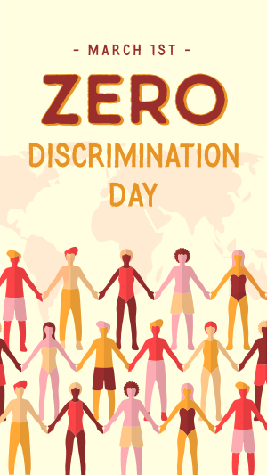 Zero Discrimination Celebration Facebook story Image Preview