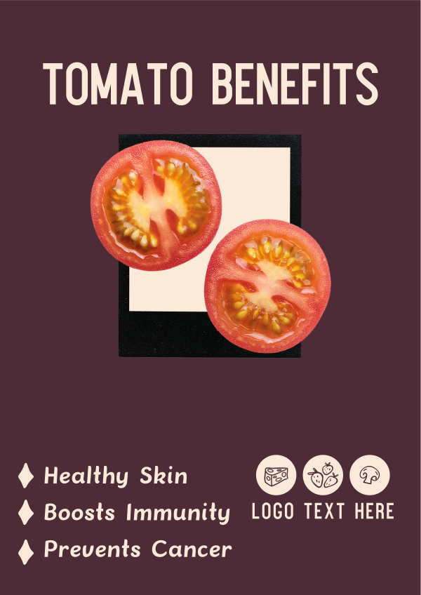 Tomato Benefits Flyer Design Image Preview