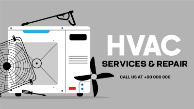 Best HVAC Service Facebook event cover Image Preview