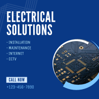 Professional Electrician Services Instagram post Image Preview