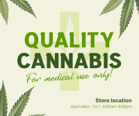 Quality Cannabis Plant Facebook post Image Preview