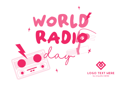 World Radio Day Postcard Image Preview