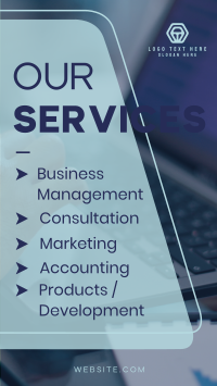 Corporate Our Services Facebook Story Design