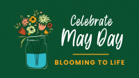 May Day Spring Facebook Event Cover Design